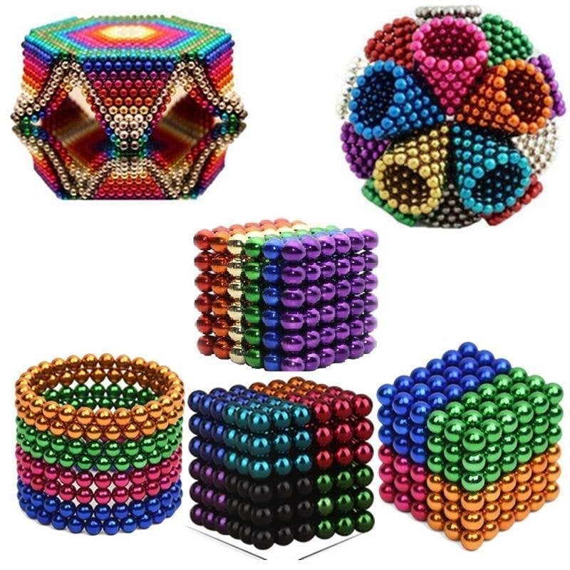 Multi Colored  216 Pcs/ 512 Pcs Magnetic Balls