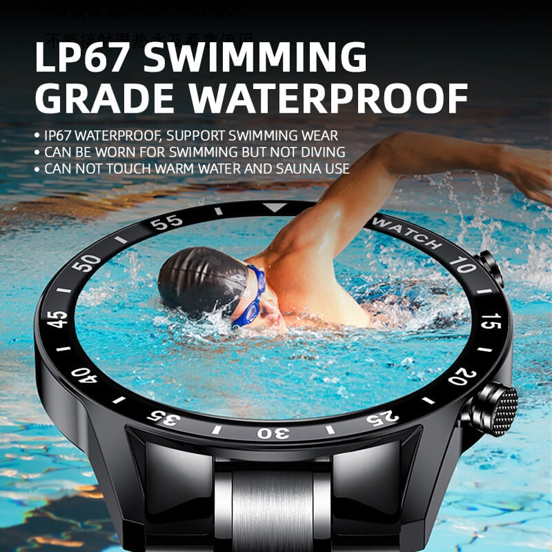 Luxury Men's/Women's Watch Bluetooth Call IP67 Waterproof