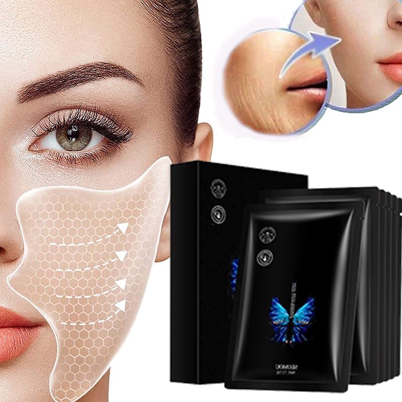 5Pairs Instant Beauty Face Nutrition Wrinkle Removal Lift Sticker