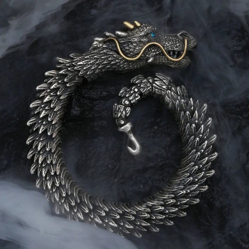 Vintage Metal Dragon Bracelets