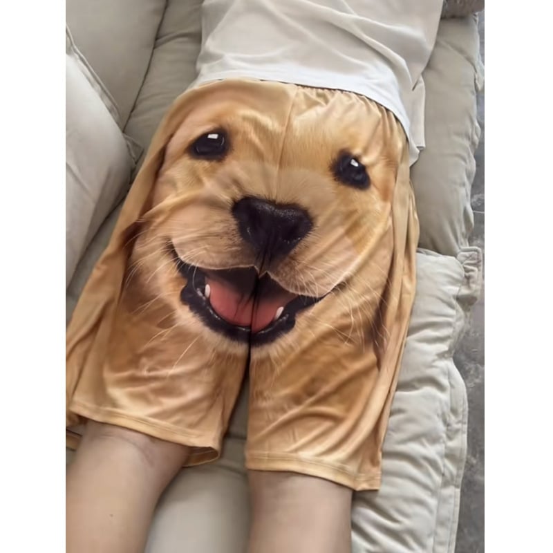 Dog 3D Beach Shorts