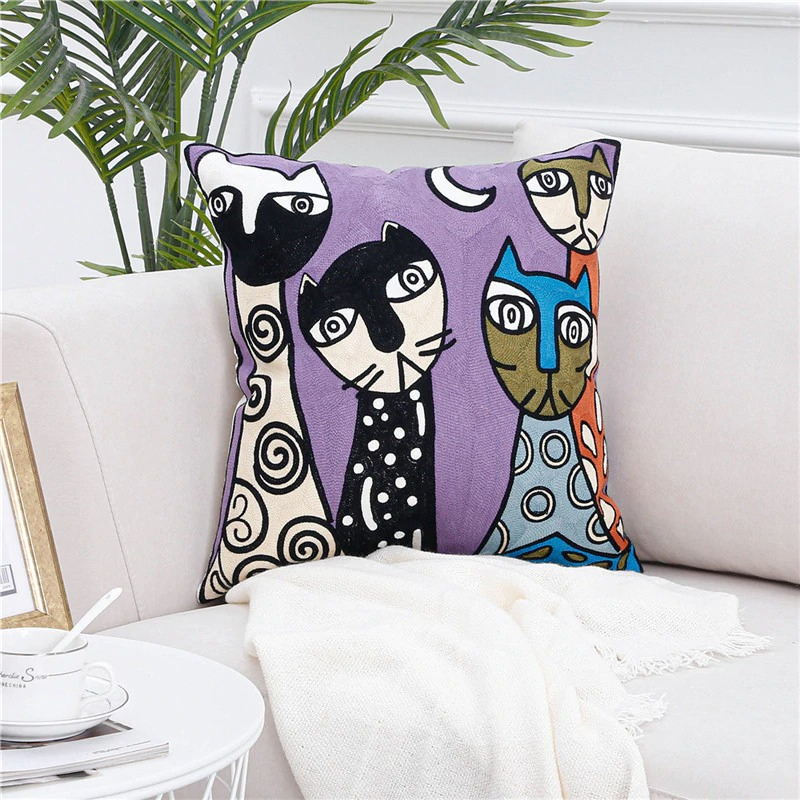 Modern Abstract Art Pillow Covers