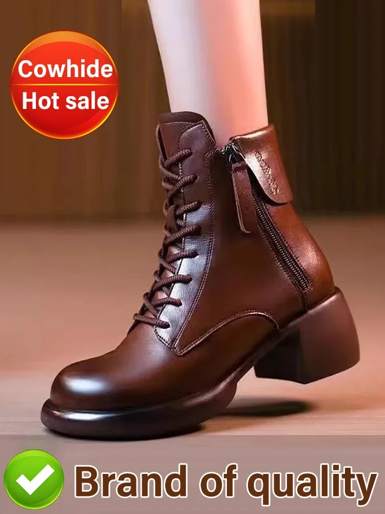 Vintage British-style Martin boots