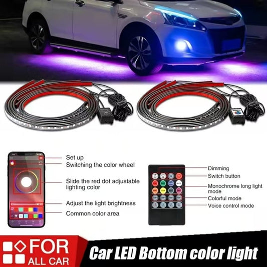 🔥🔥 2023 Car Chassis Flexible RGB Waterproof LED Strip Lights