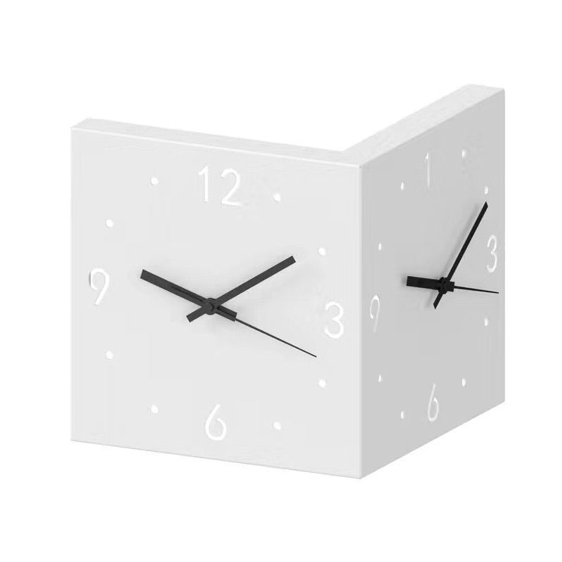 Automatic Induction 3D Double-Sided Corner Wall Clock