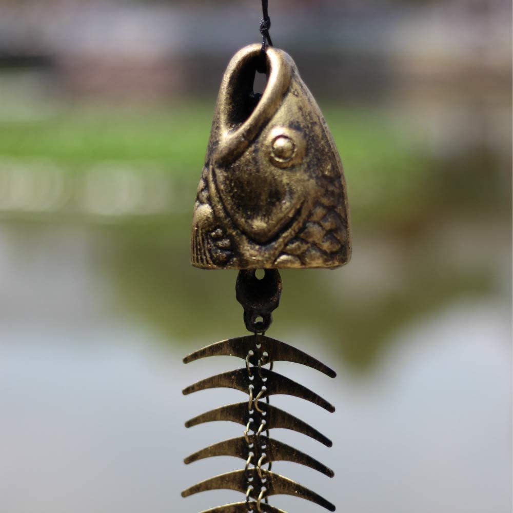 Metal Fish BoneWind Chimes