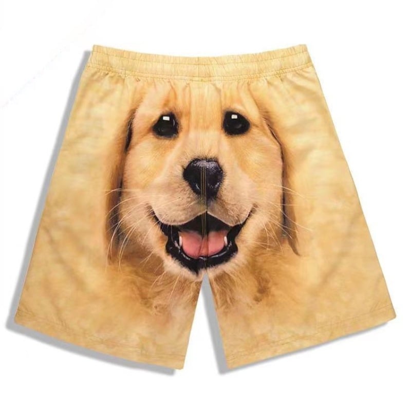 Dog 3D Beach Shorts