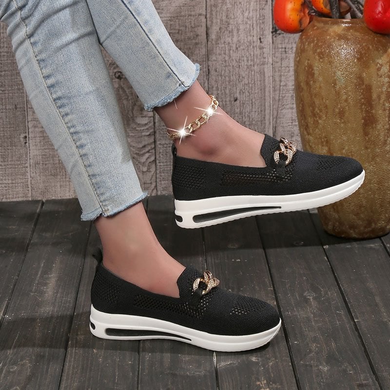 💝 Breathable Wedge Sneakers