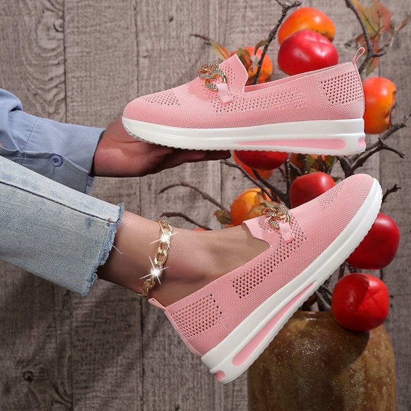 💝 Breathable Wedge Sneakers