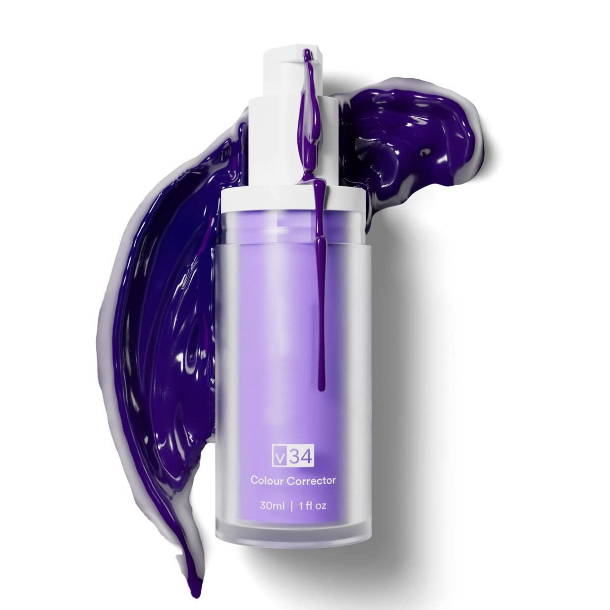 New V34 Series Toothpaste Purple Colour Corrector