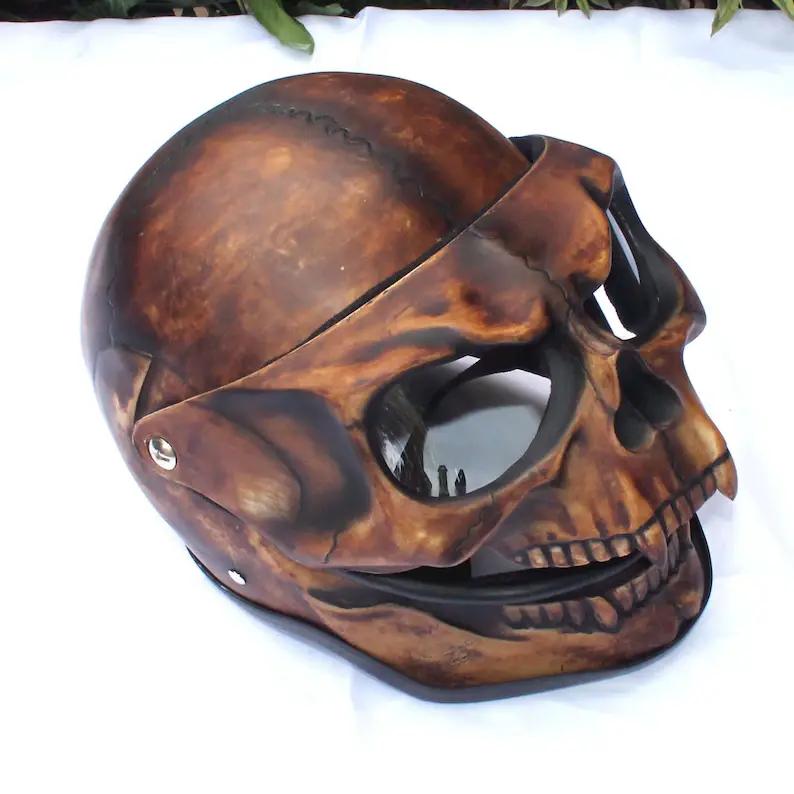 Necromancer Skull Helmet---decoration