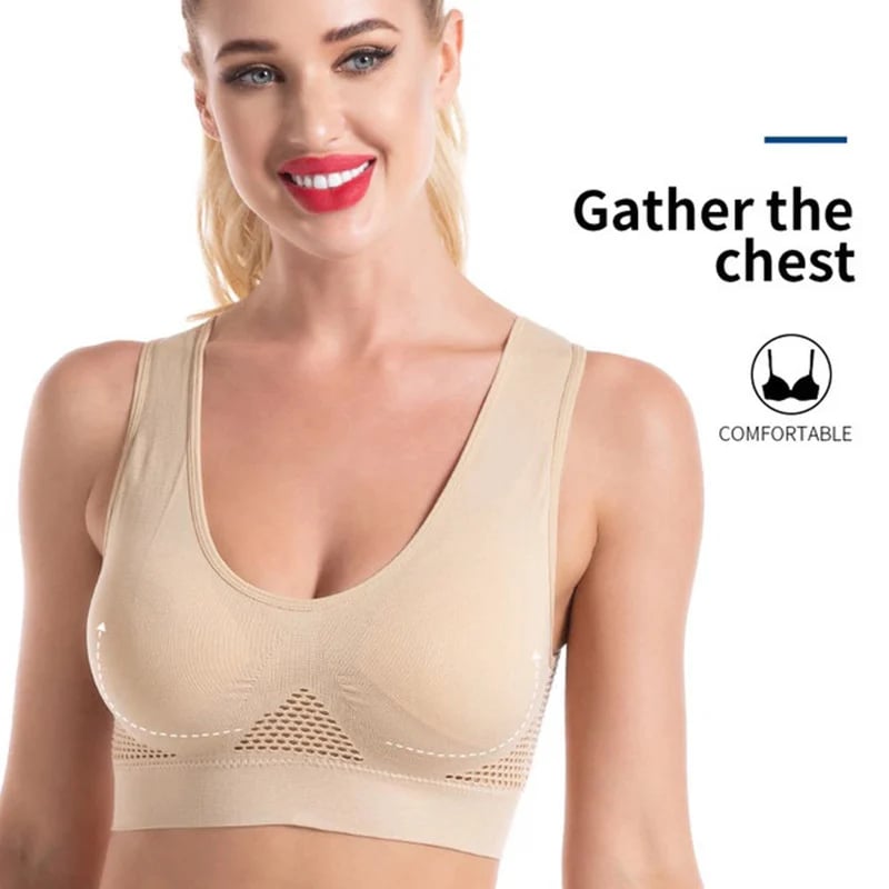 🔥Breathable Cool Liftup Air Bra