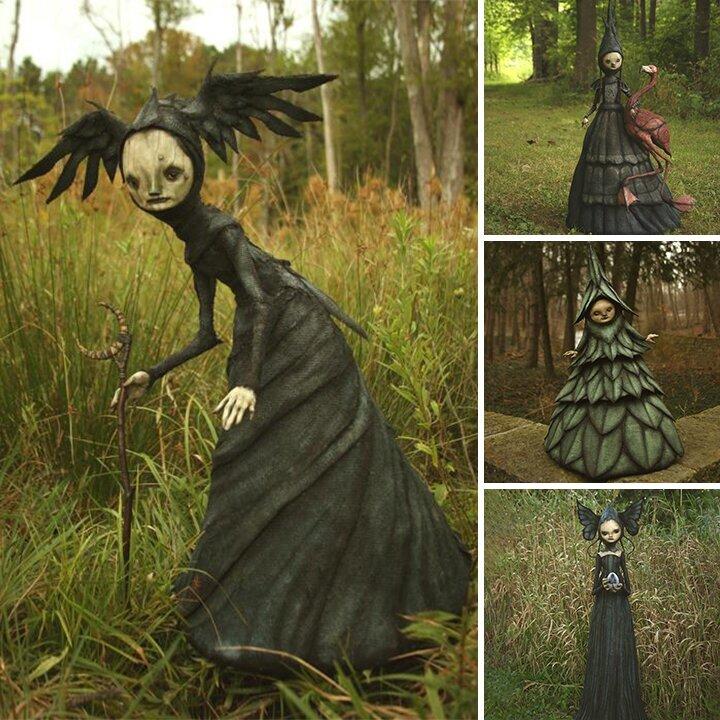 Dark and Bizarre Art - Creepy Witch Sculptures