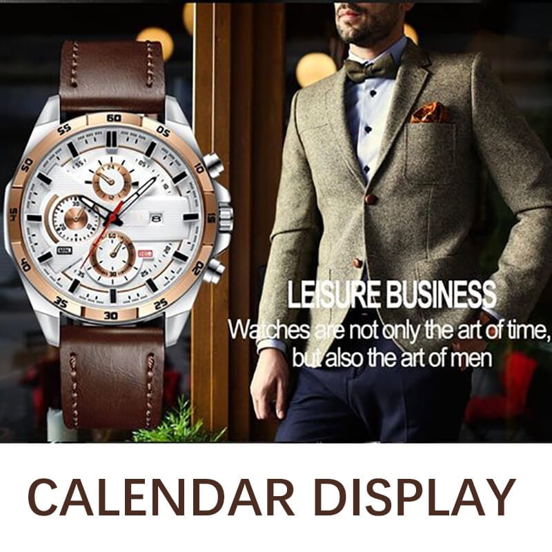 Fashion Men's Waterproof Wristwatch