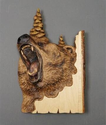 Animal Carving Handcraft Wall Hanging | Perfect Gift