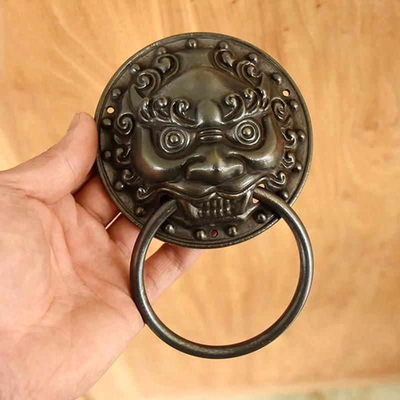 Lion Head Brass Door Knocker