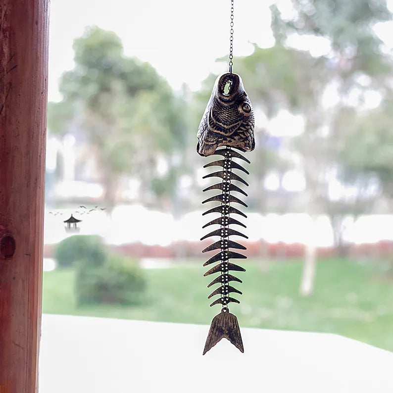 Metal Fish BoneWind Chimes