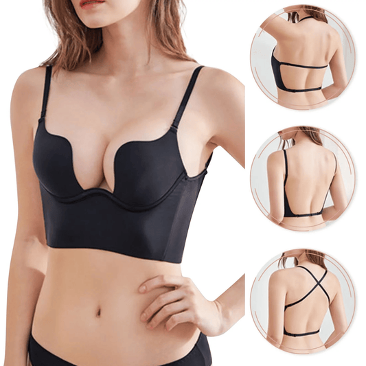 Push Up Wireless Wire U Shaped Bras