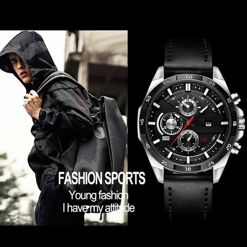 Fashion Men's Waterproof Wristwatch