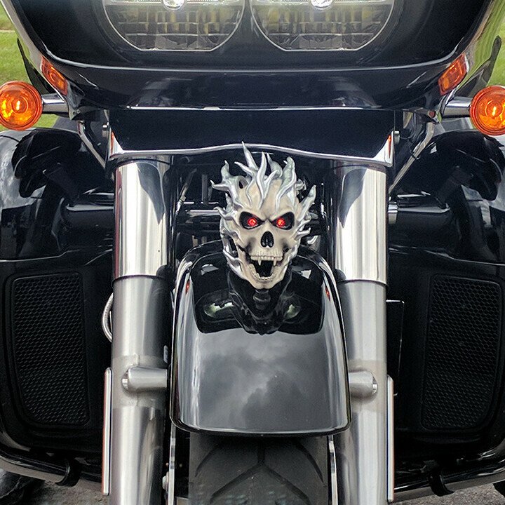 Skeleton motorcycle accessories.