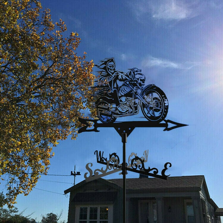 Last Day Promotion 50% OFF-Ghost Rider Metal Weathervane for roofs