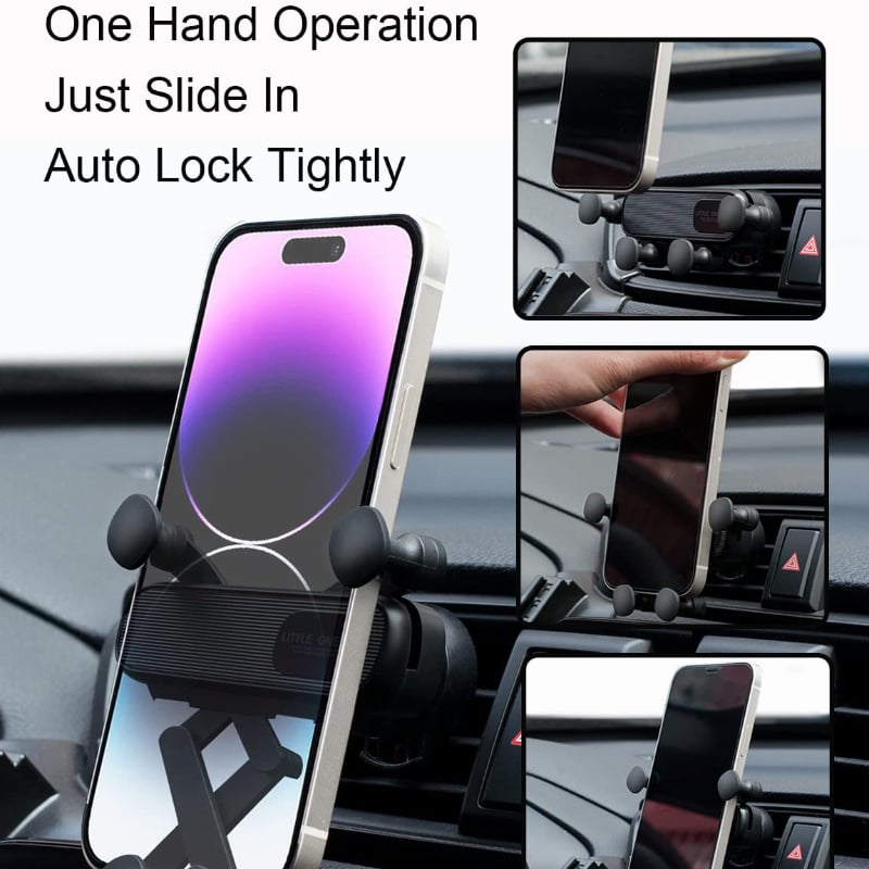 🔥2023 Upgraded Air Vent Clip Car Phone Holder Mount