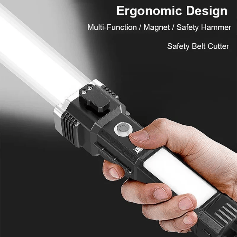 Super Bright Rechargeable LED Handheld Flashlight Portable