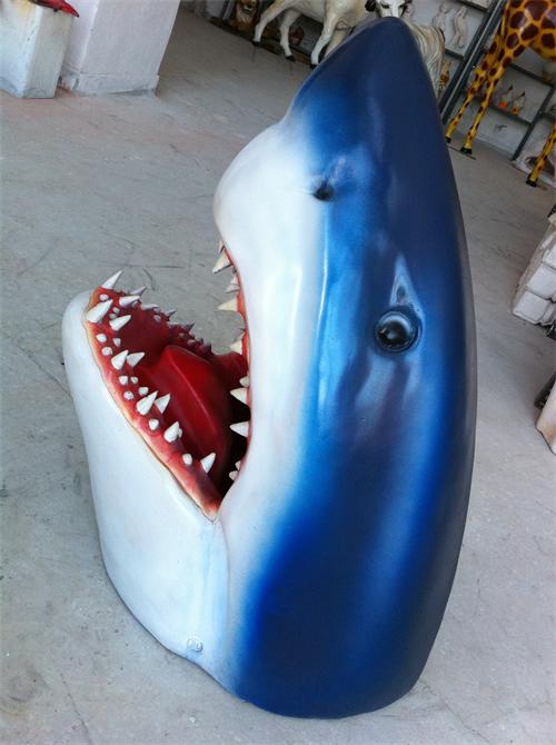 Great White Shark Garden Art