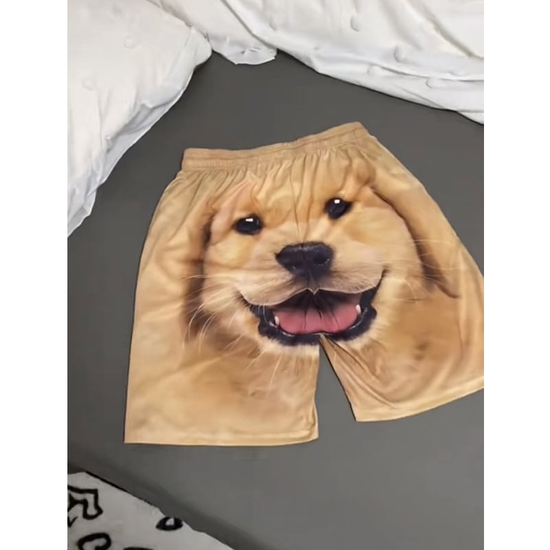 Dog 3D Beach Shorts