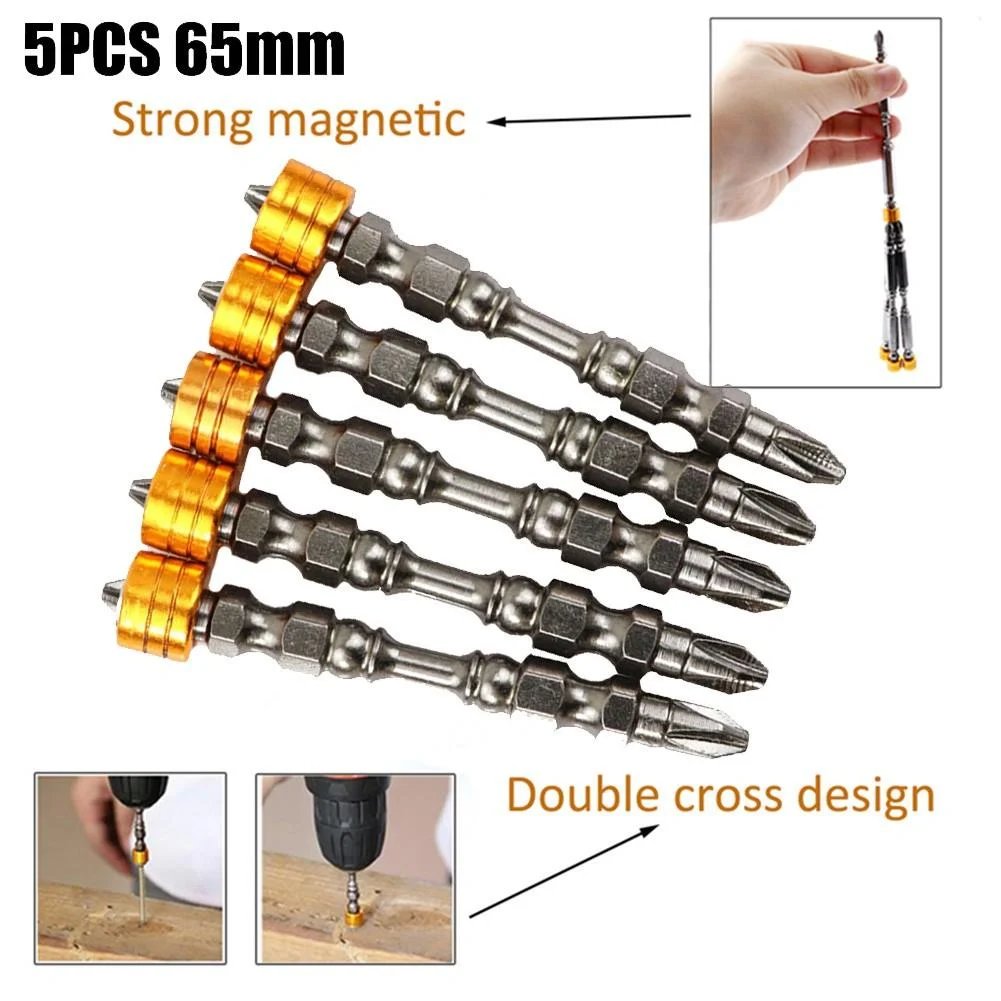 🔥5 Pcs Set Strong Magnetic Screwdriver Bits