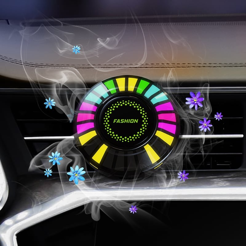 Bluetooth Car RGB Ambient Light USB Vehicle Rhythm Fragrance Lamp Strip Air Freshener