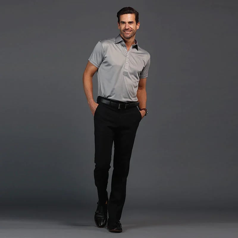 Men's Quick Dry Short Sleeve Golf Polo Shirts