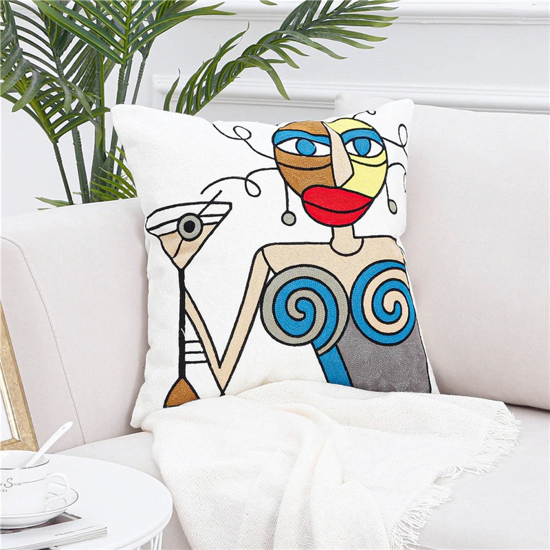 Modern Abstract Art Pillow Covers