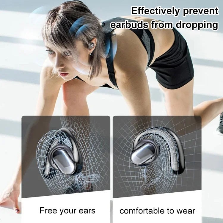 🔥  🎁2024 New Year Hot Sale🎁  49%🔥TWS wireless bone conduction digital Bluetooth earbuds