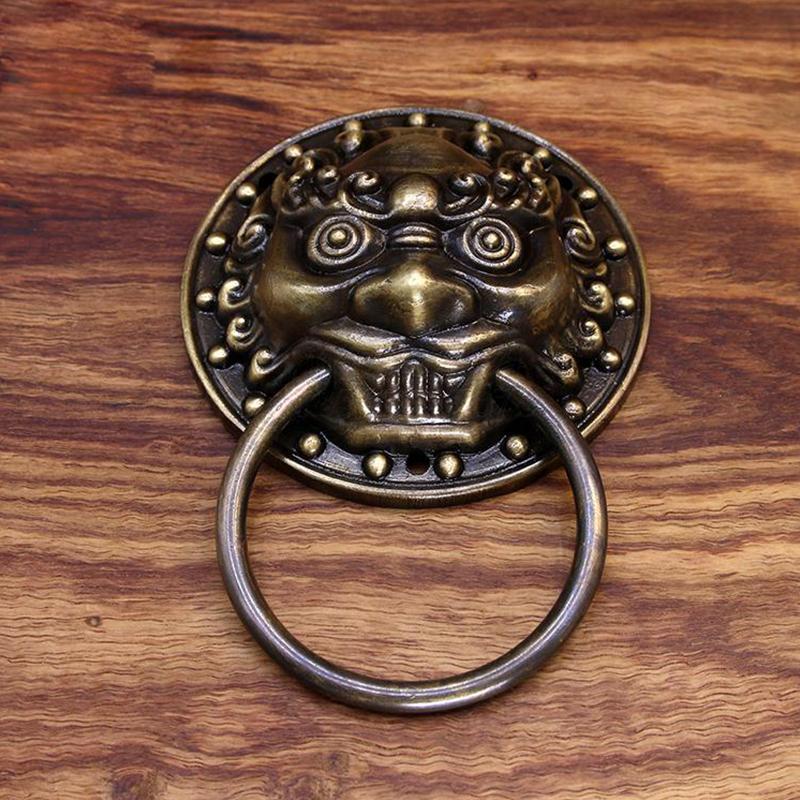 Lion Head Brass Door Knocker