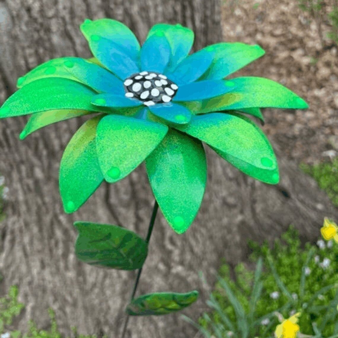 🔥Special Promotion🌼Metal Flowers Garden Stakes🌻