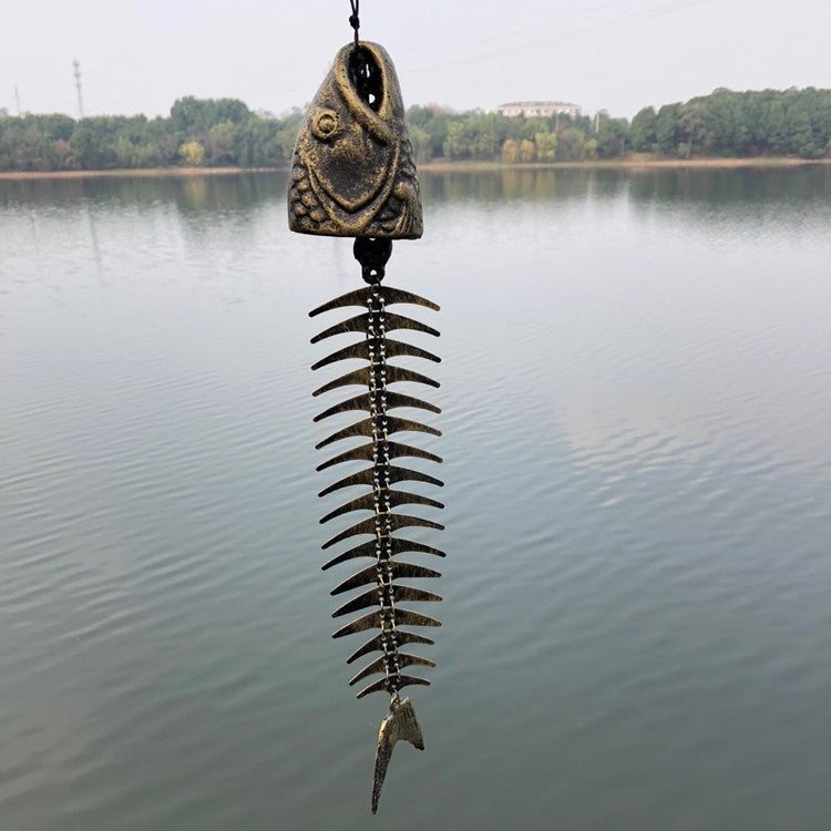 Metal Fish BoneWind Chimes