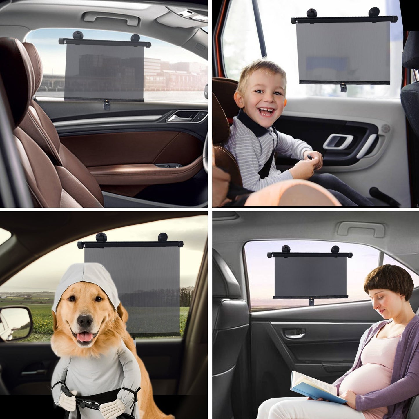 🚗Buy 2 Get 1 Free 🔥Retractable Window Roller Sunshade For Truck/car/SUV/bedroom/kitchen/living room/office