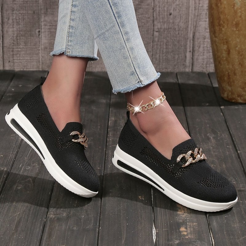 💝 Breathable Wedge Sneakers