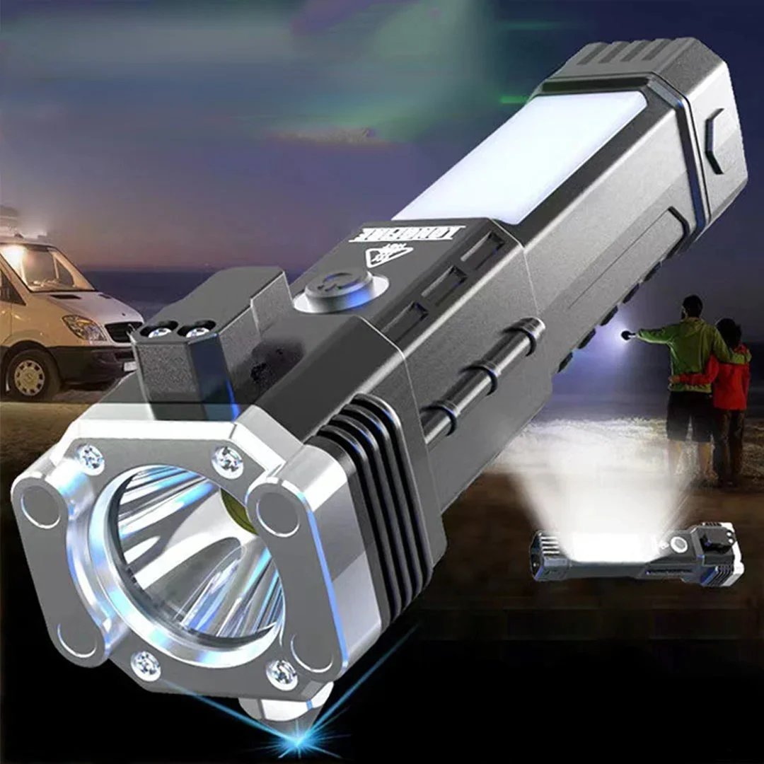 Super Bright Rechargeable LED Handheld Flashlight Portable