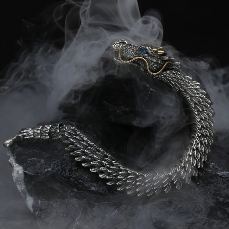 Vintage Metal Dragon Bracelets