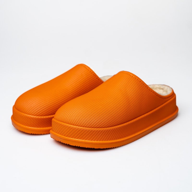 🔥Autumn and winter waterproof anti-slip warm cotton slippers