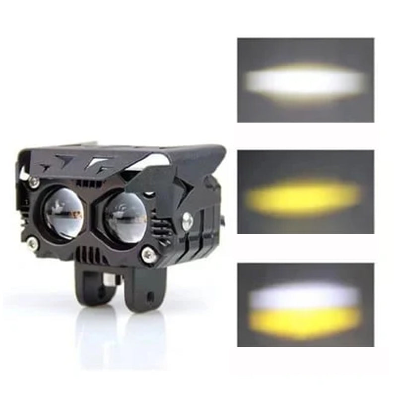 Motorcycle riding LED auxiliary headlight