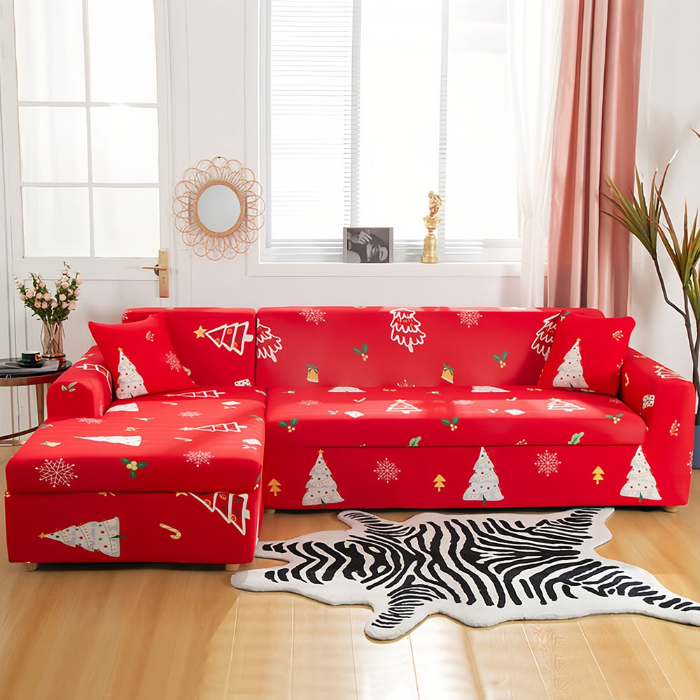 Christmas-Full-wrapped Universal Stretch Sofa Cover