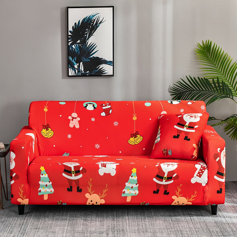 Christmas-Full-wrapped Universal Stretch Sofa Cover