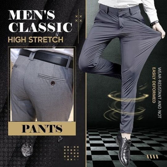 Men's Classic Pants with Good Elasticity