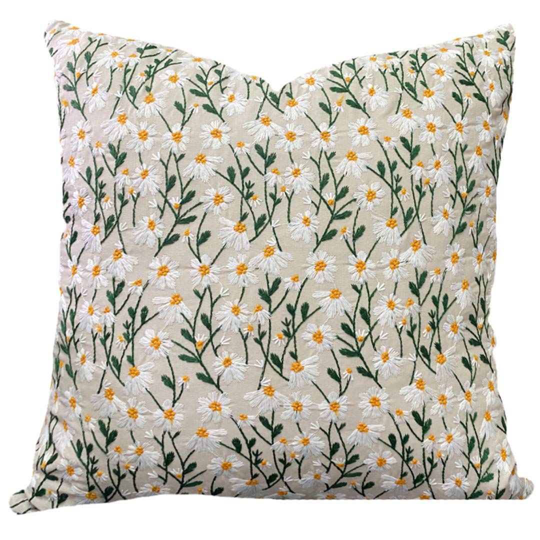 Embroidery Flower/Bird  Cushion Covers