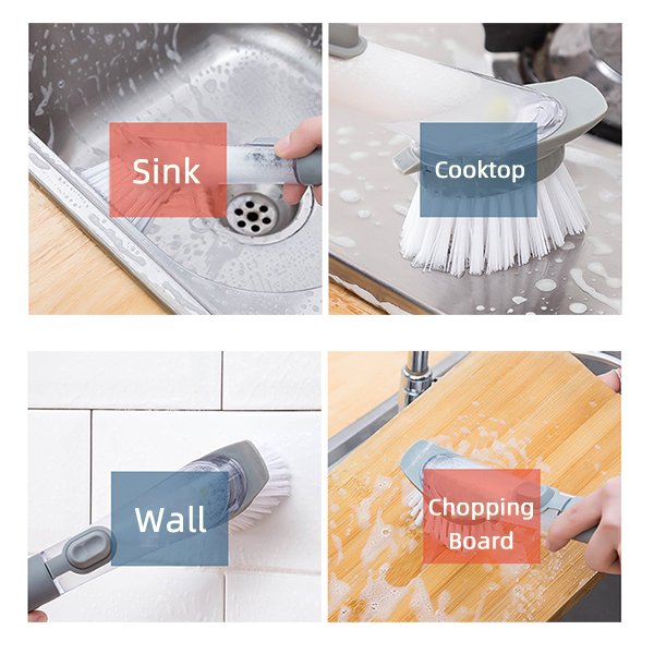 Kitchen Sink Scrubber Dish Washing Brush Tool🔥