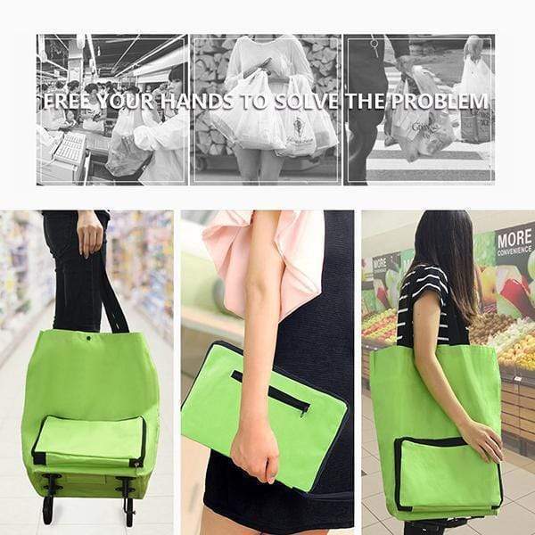 2 In 1 Foldable Shopping Cart