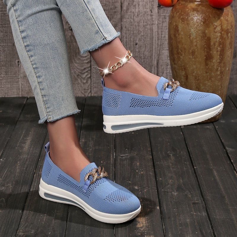 💝 Breathable Wedge Sneakers